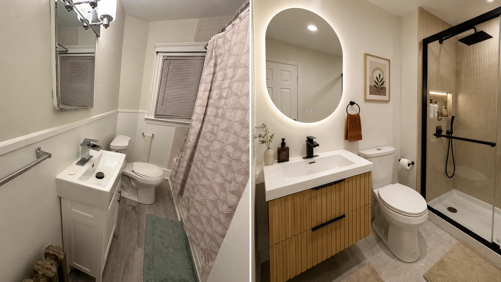 How Long Does It Take to Remodel a Small Bathroom? A Realistic Timeline (With a Before & After)
